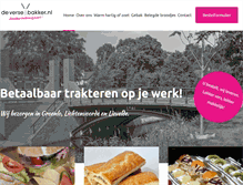 Tablet Screenshot of deversebakker.nl